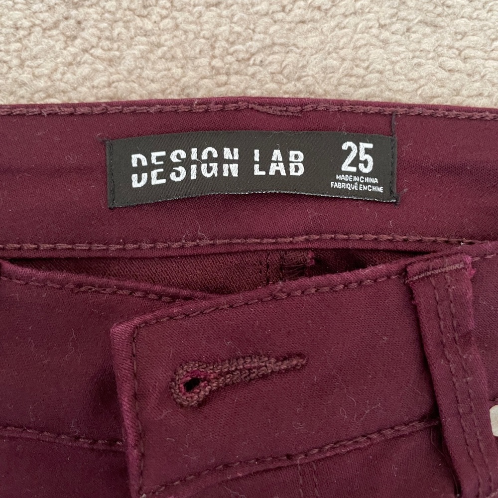 Design Lab Merlot Pants - Picture 5 of 5